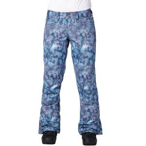 ROXY BEACH WOOD RUN BLUE SNOWBOARD SKI PANTS WOMEN'S SIZE M $200